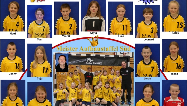   Handball gemischte E-Jugend ungeschlagen Staffelmeister